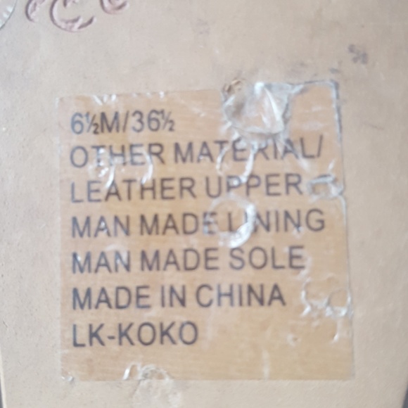 Lucky Brand Koko leather wedge sandals 6.5M - Picture 8 of 11